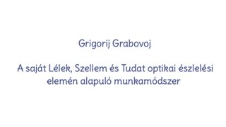 Sz4/4 - Saját észlelési elemen alapuló módszerek
